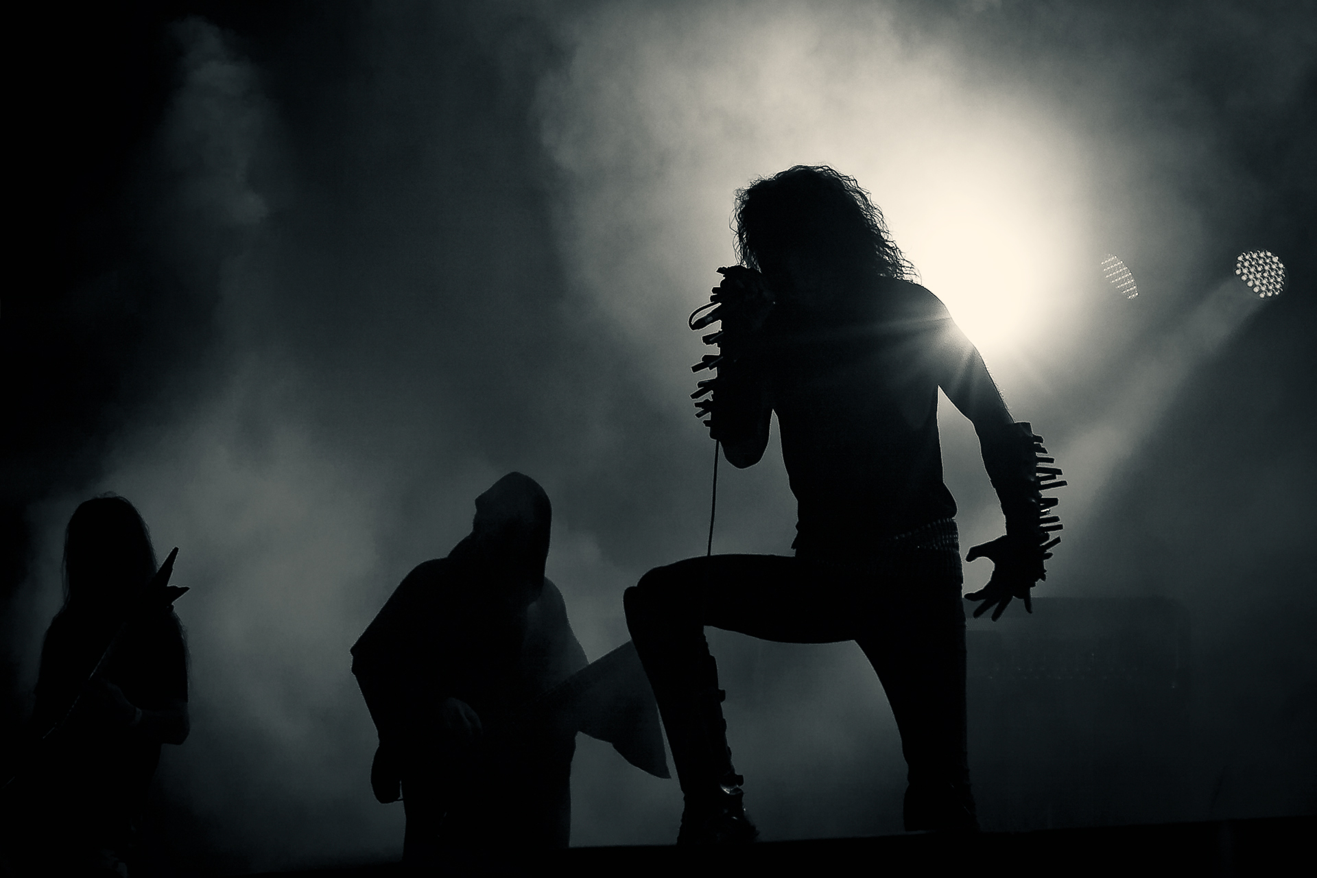 1349 performing at Arena stage, Roskilde Festival 2011