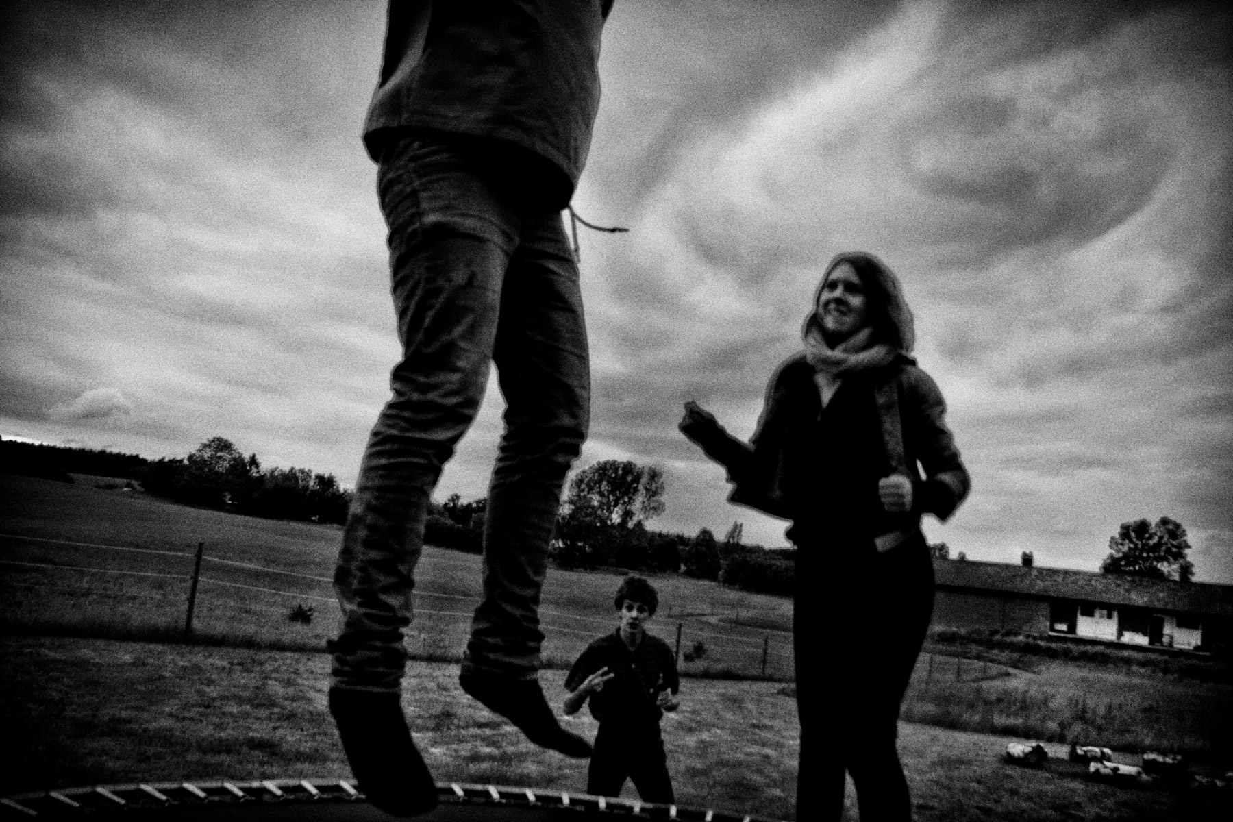 Playing football during the danish summer