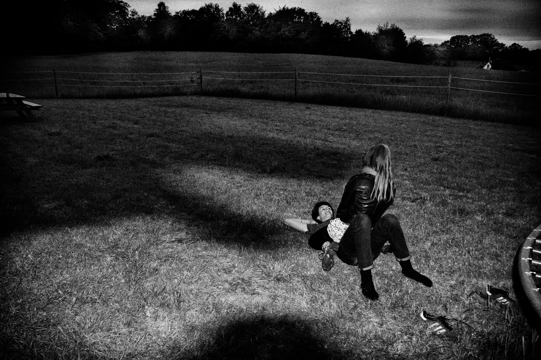 Playing football during the danish summer