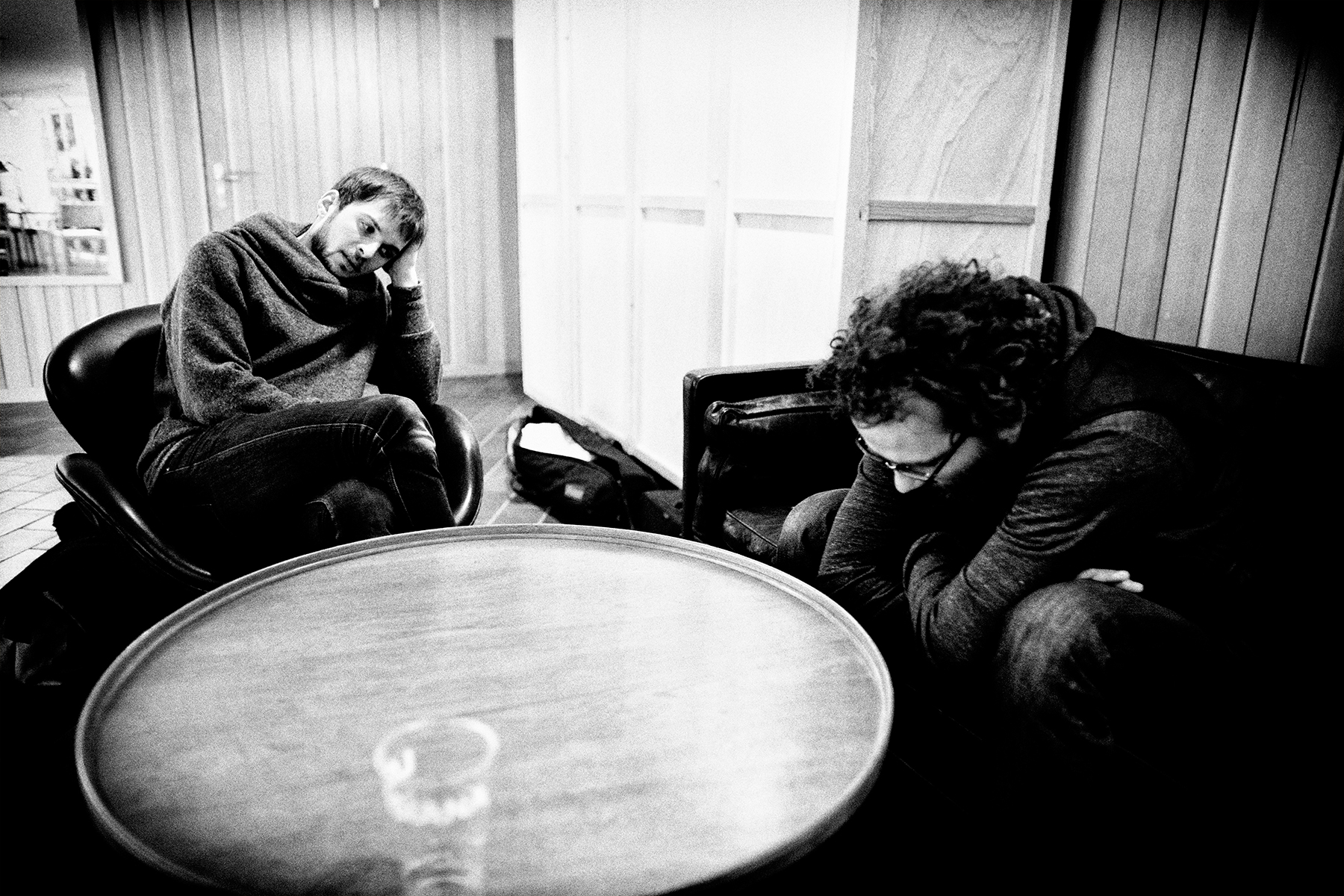Live pictures and Portraits taken of Nils Frahm and Mikael Simpson while performing at FROST festival 2013, Louisiana