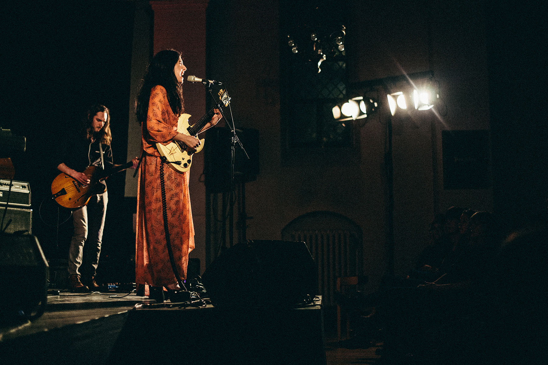 Picture from FROST festival 2013. Mariam the Believer and Cancer gave a concert in Koncertkirken at Blågårdsplads