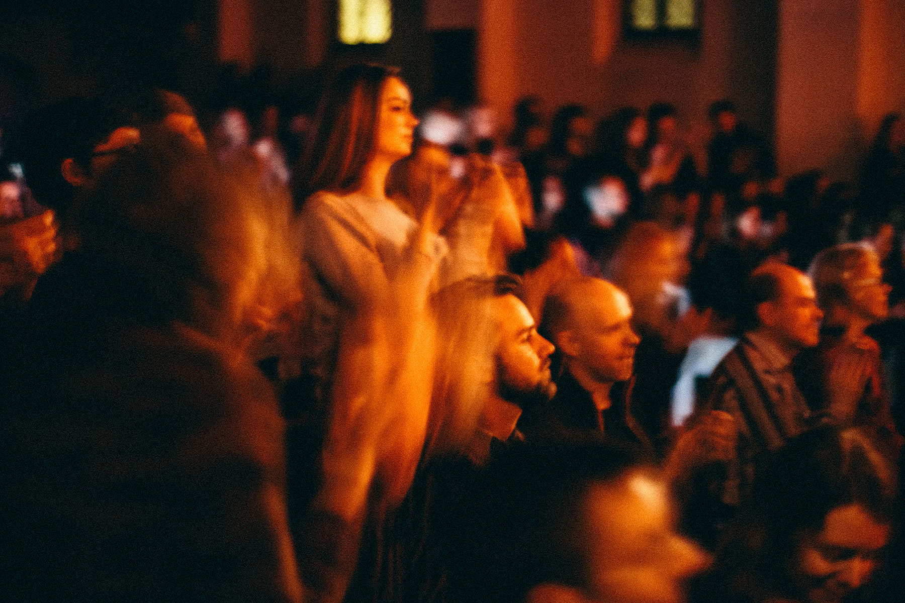 Picture from FROST festival 2013. Mariam the Believer and Cancer gave a concert in Koncertkirken at Blågårdsplads