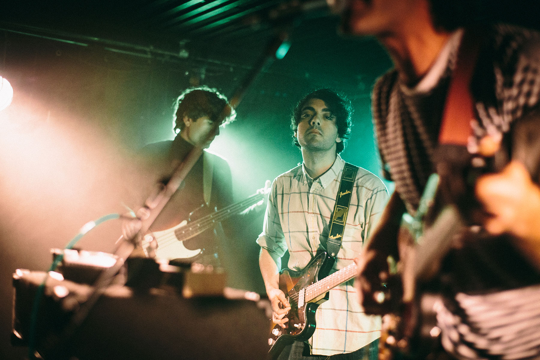 Picture from FROST festival 2013. Ducktails playing live at Stengade, Denmark, with support from Max Gaia.