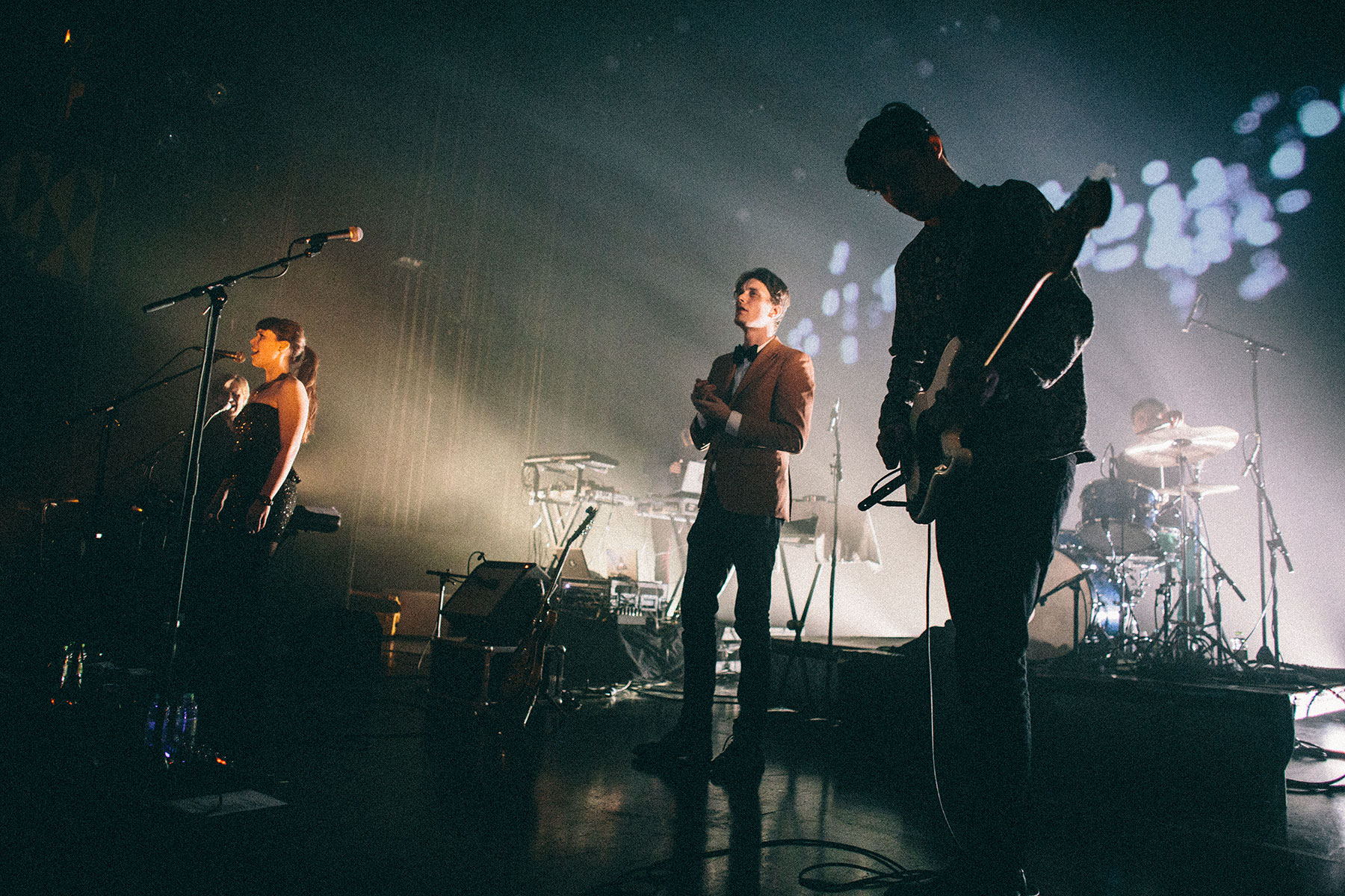 Picture from FROST festival 2013. Efterklang playing live at Vega, supported by swedish Anna von Hausswolff