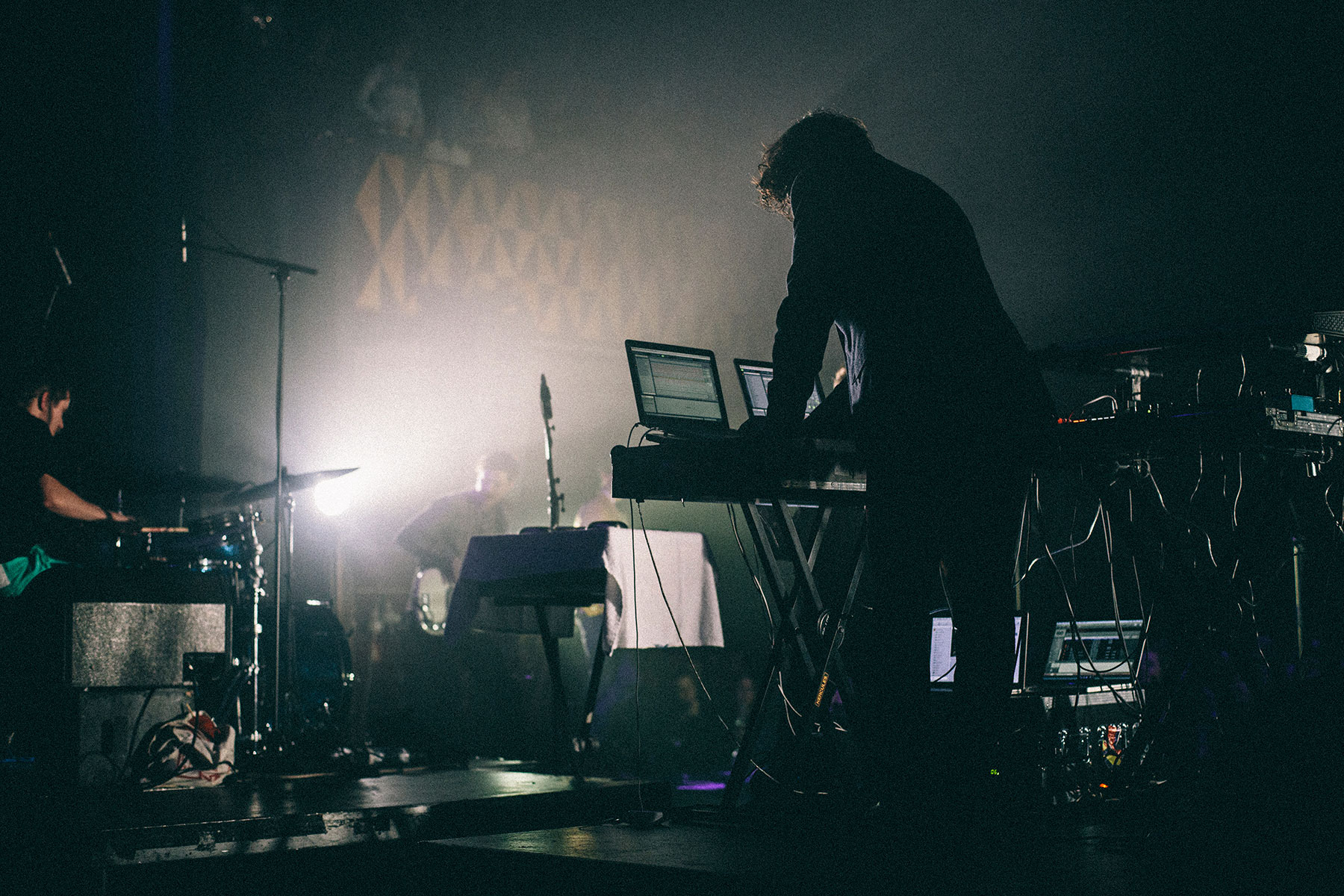 Picture from FROST festival 2013. Efterklang playing live at Vega, supported by swedish Anna von Hausswolff