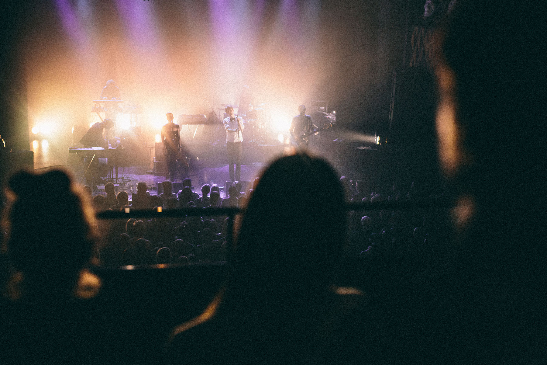 Picture from FROST festival 2013. Efterklang playing live at Vega, supported by swedish Anna von Hausswolff