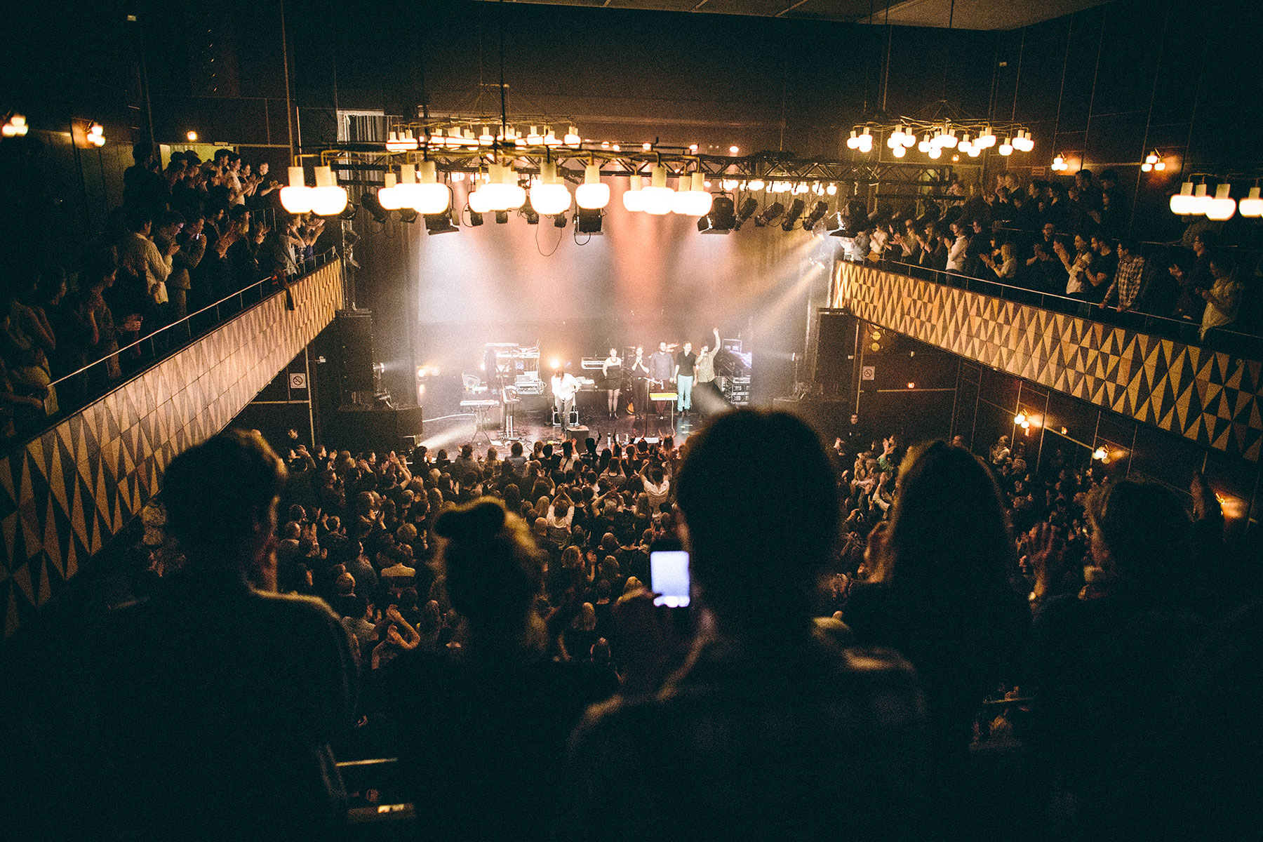 Picture from FROST festival 2013. Efterklang playing live at Vega, supported by swedish Anna von Hausswolff