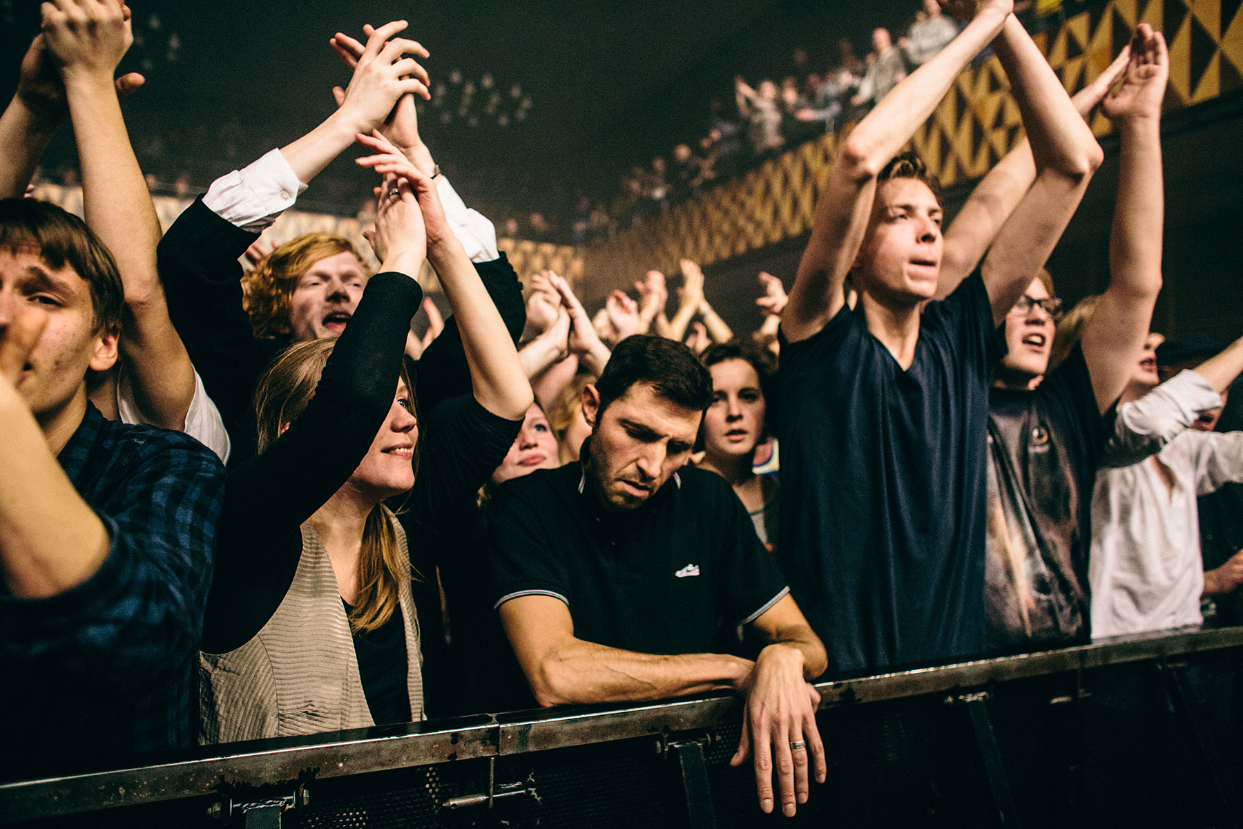 Picture from FROST festival 2013. Pictures of Modeselektor playing live in Vega. A crazy party!