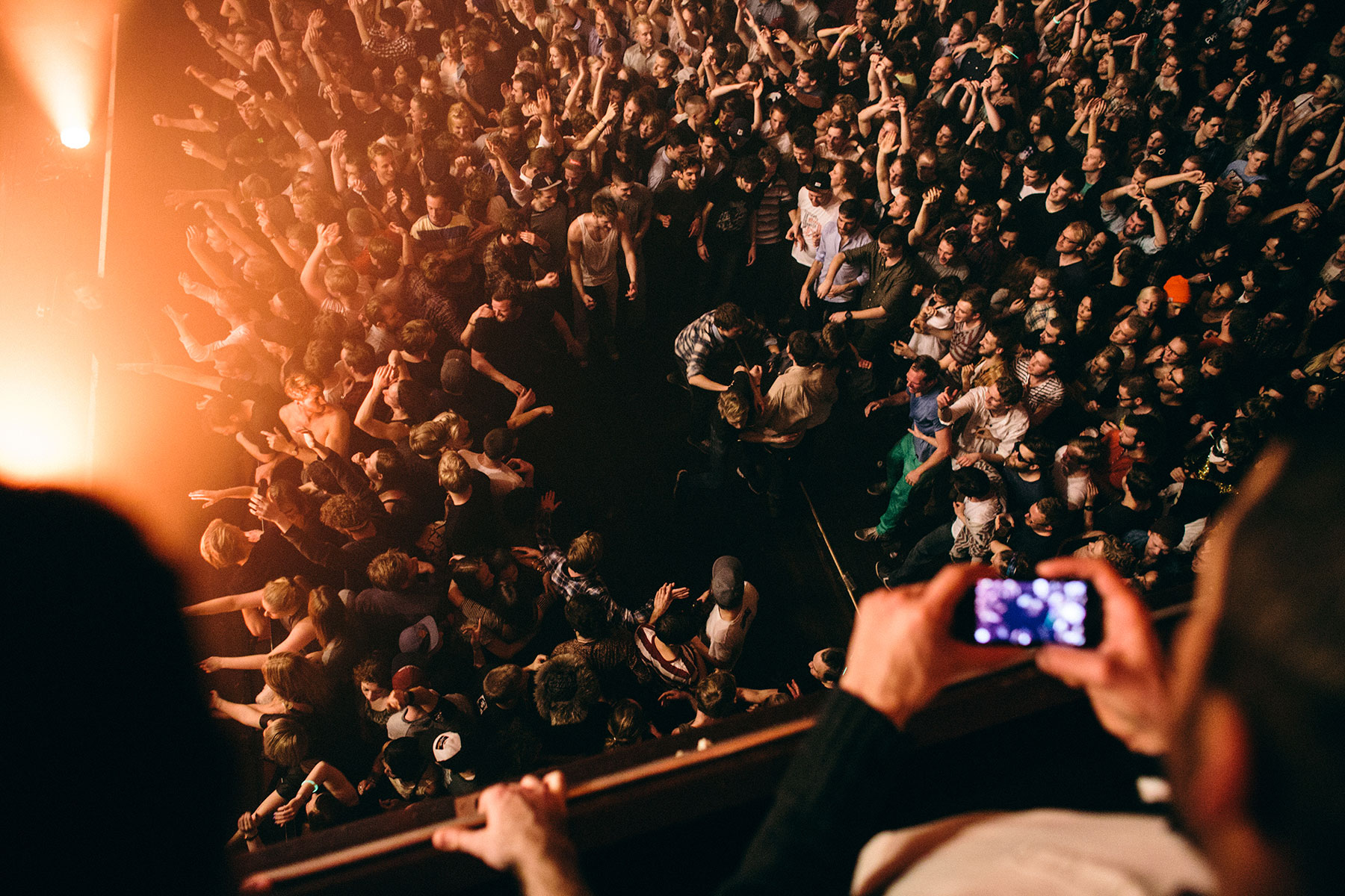 Picture from FROST festival 2013. Pictures of Modeselektor playing live in Vega. A crazy party!