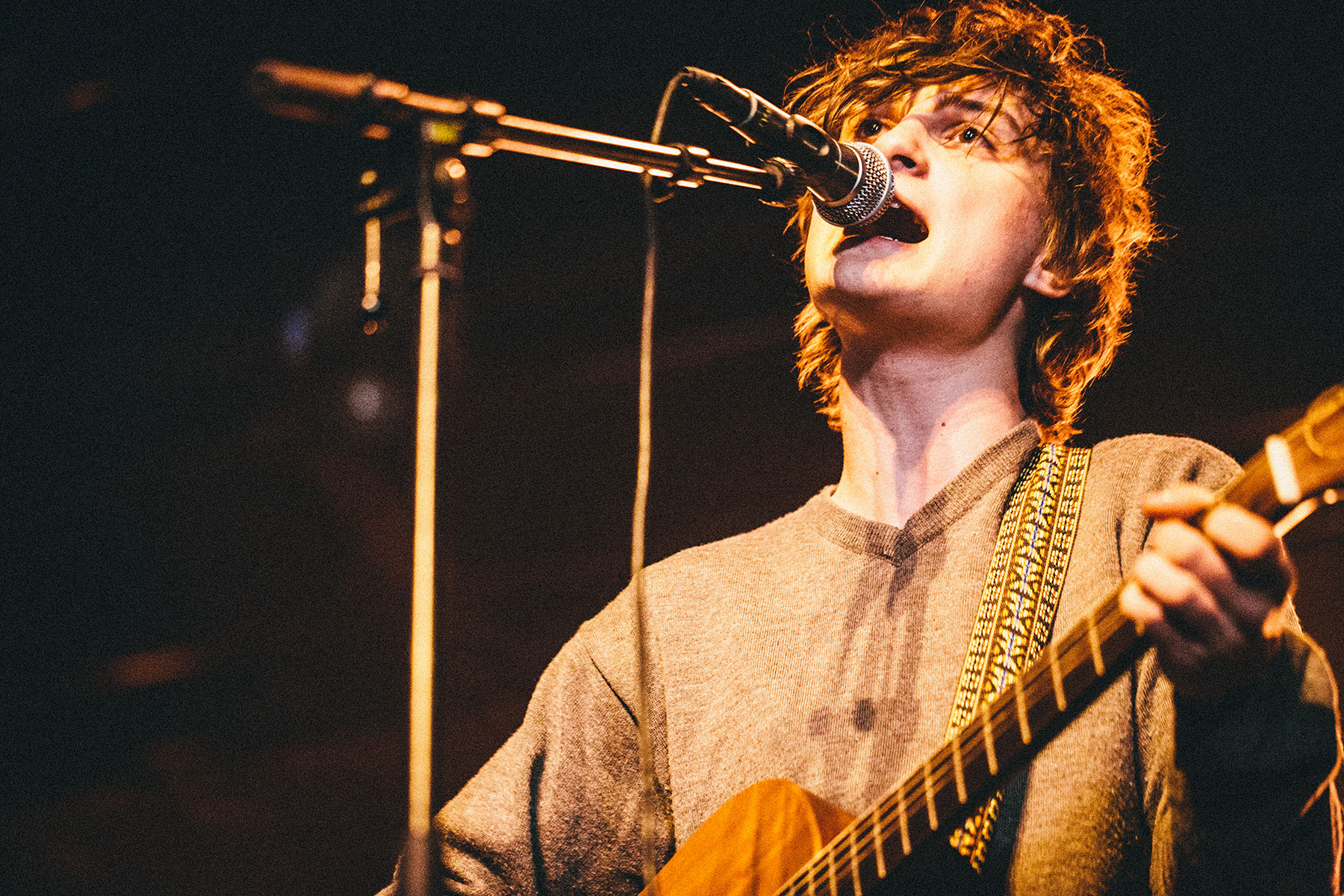 Photograph from Tivoli's Fredagsrock Festival 2013, here it's folk artist Schultz and Forever performing in Glassalen