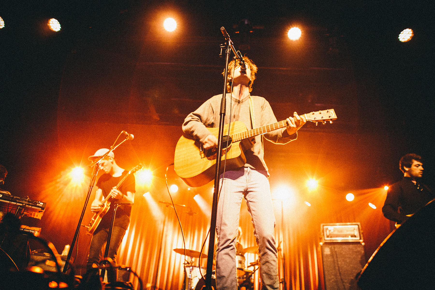 Photograph from Tivoli's Fredagsrock Festival 2013, here it's folk artist Schultz and Forever performing in Glassalen