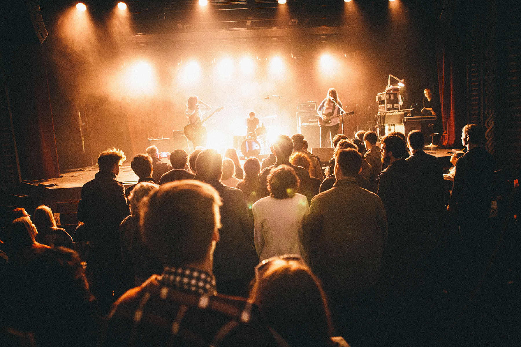 Photograph from Tivoli's Fredagsrock Festival 2013, here it's Baby in Vain performing in Glassalen